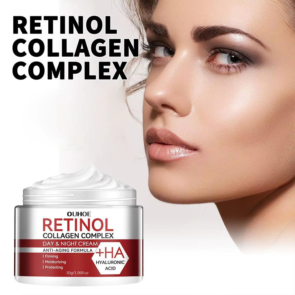 Retinol Moisturizing Cream Anti-Wrinkle Fade Fine Lines Dark Circles Pore Tightening Moisturizing Anti-Aging Cream