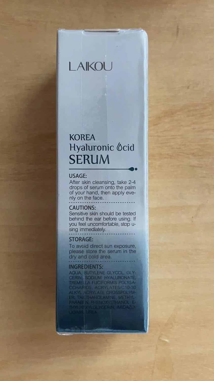2 Pcs Hyaluronic Acid Serum with Tremella Extract - Day & Night Moisturizing Essence for Enhanced Collagen Production (2.02 Oz)