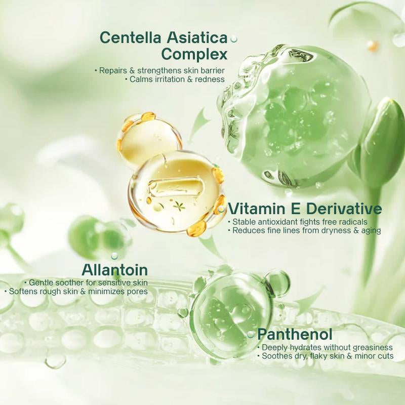 OGANACELL DERX Calm Active Cleanser 120Ml with Centella Asiatica & Red Bean Powder for Deep Pore Cleansing Oil Control Gentle for Sensitive Skin Korean Facial Foam Self-Foaming Mild Hydrate Moisturizing Smooth Hydrating